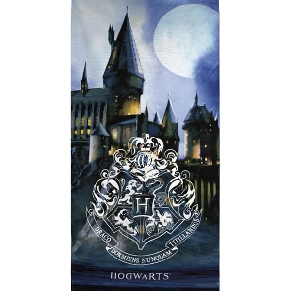 Harry Potter Hogwarts Handduk - Badhandduk 70x140 cm (Snabbtorkande)