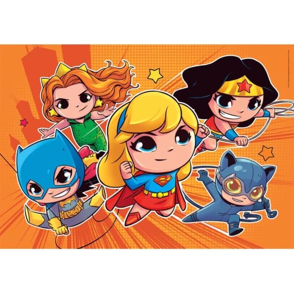 Justice League Mini Vänner - DC Superhjälte 2x60 bitar pussel av Clementoni