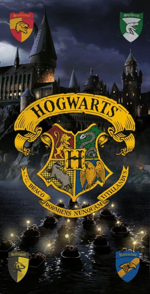Harry Potter badhandduk, strandhandduk 70*140 cm - Perfekt för sommaren!