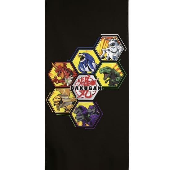 Bakugan badhandduk, strandhandduk 70x140 cm