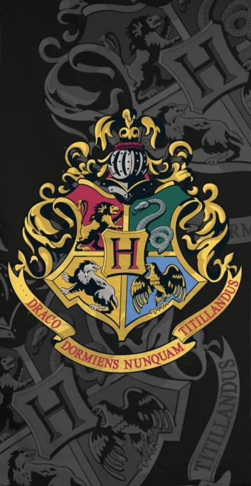 Harry Potter badhandduk, strandhandduk 70*140 cm - Perfekt för strand och pool!
