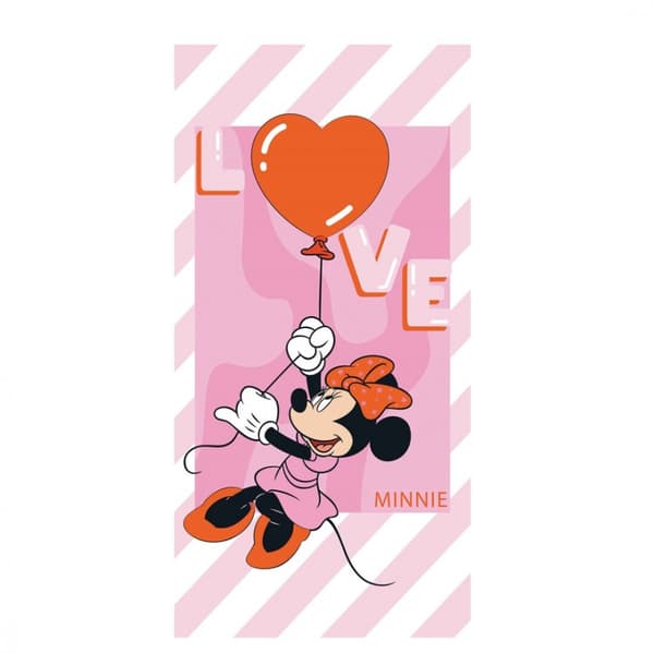 Disney Mimmi Pigg Kärlek Handduk - Badtowel, Strandhandduk 70x140 cm