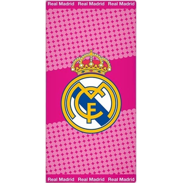 Real Madrid Rosa Badhandduk, Strandhandduk 70x140 cm
