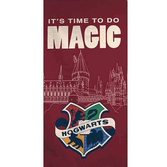 Harry Potter Magisk Badhandduk, Strandhandduk 70x140 cm
