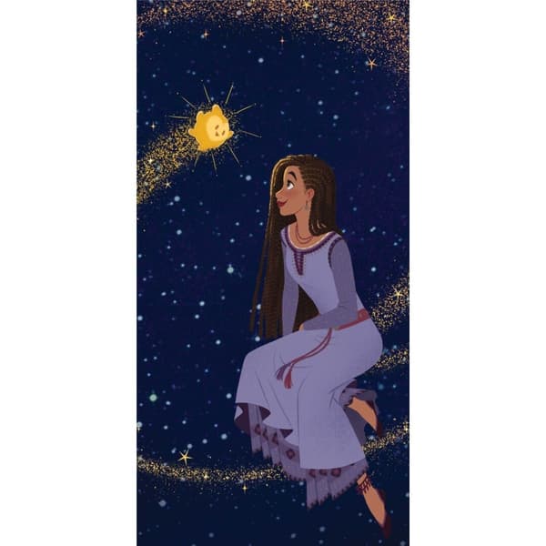 Disney Önskan Magisk badhandduk, strandhandduk 70x140 cm