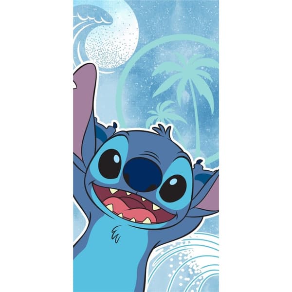 Disney Lilo & Stitch Strandhandduk, Badhandduk 70x140 cm - Perfekt för Sommarens Äventyr!