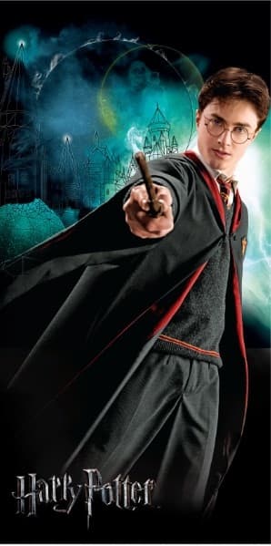Harry Potter badhandduk, strandhandduk 70*140 cm - Perfekt för magiska dagar vid vattnet!