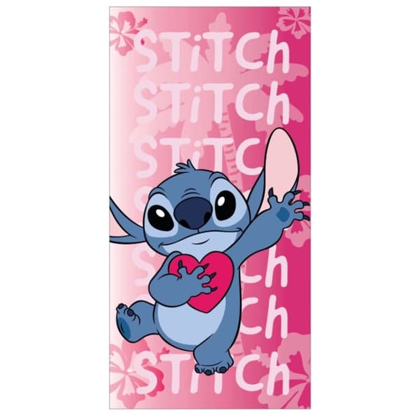 Disney Lilo & Stitch badhandduk, strandhandduk 70x140 cm (Snabbtorkande)