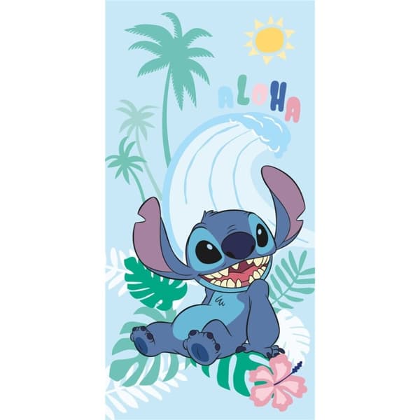 Disney Lilo & Stitch Strandhandduk - Solhandduk 70x140 cm