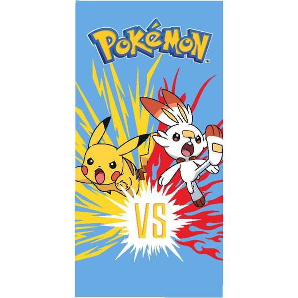 Pokémon Scorbunny badlakan & strandhandduk 70×140 cm