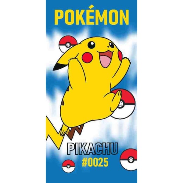 Pokémon #0025 badlakan & strandhandduk 70×140 cm