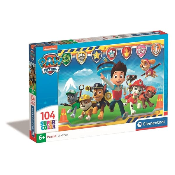 Paw Patrol Pussel 104 delar - Rolig och lärorik pusselupplevelse!