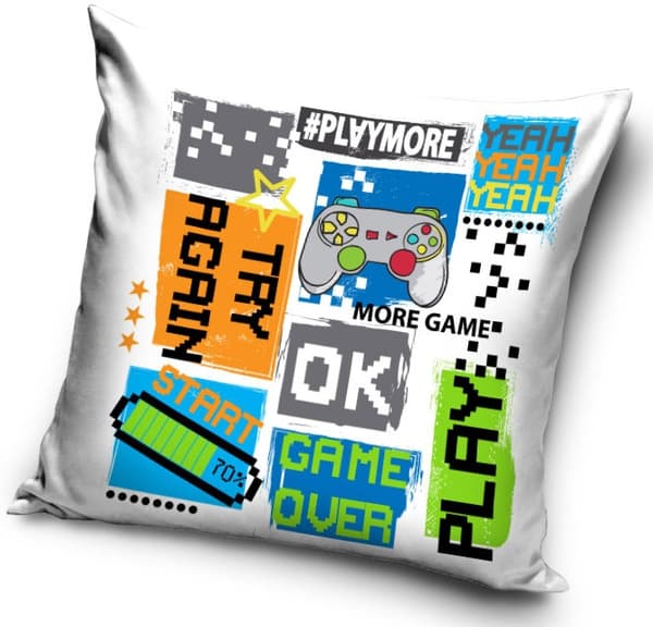 Gamer dekorationskudde 40×40 cm