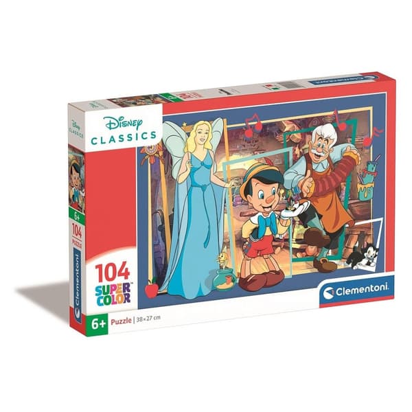 Disney Klassiska Pinocchio 104-delar pussel