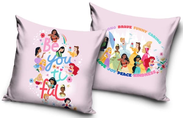 Disney Prinsessa Vacker kudde, dekorationskudde 40×40 cm