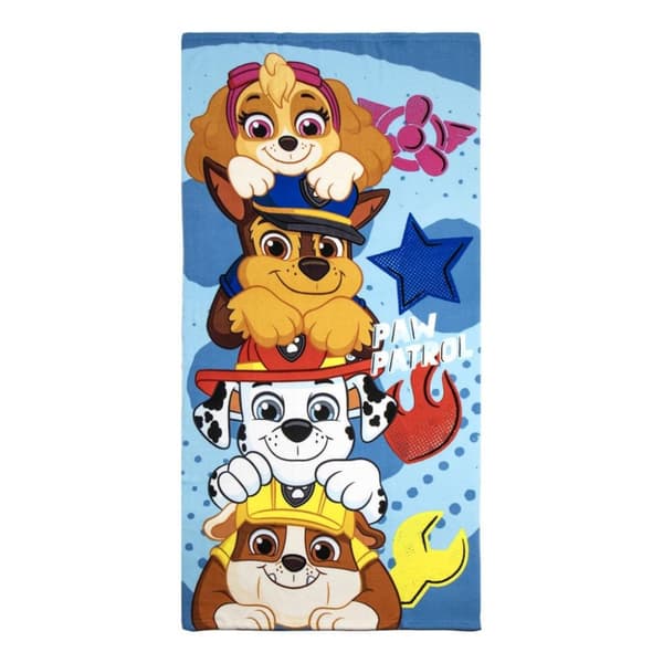 Paw Patrol badhandduk, strandhandduk 70x140 cm (Snabbtorkande)