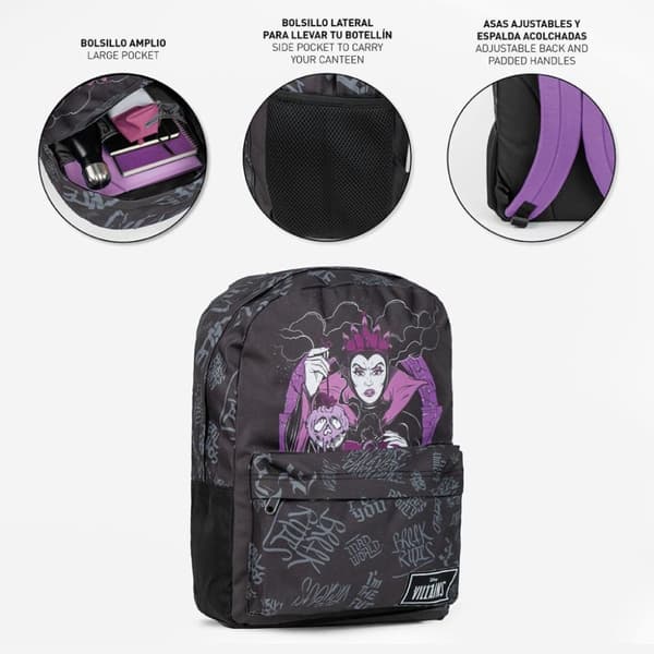 Disney Villains skolväska, 42 cm väska