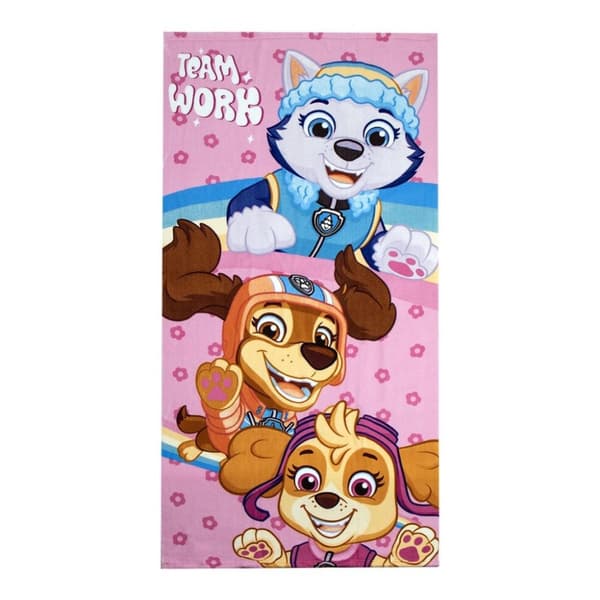 Paw Patrol badhandduk, strandhandduk 70x140 cm (Snabbtorkande)