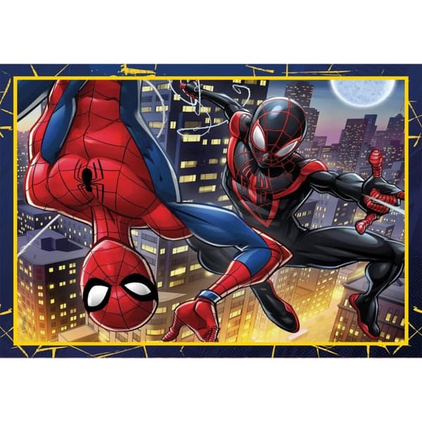 Spider-Man Trio i Aktion 4-i-1 Clementoni Pussel