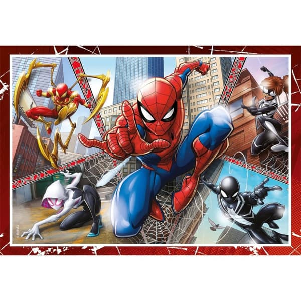 Spider-Man Trio i Aktion 4-i-1 Clementoni Pussel