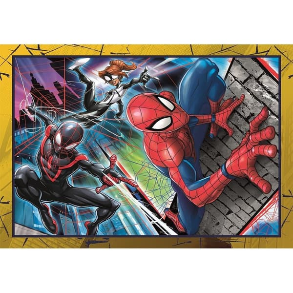 Spider-Man Trio i Aktion 4-i-1 Clementoni Pussel