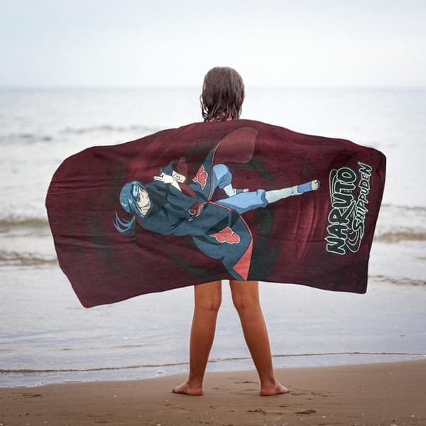 Naruto Itachi badhandduk, strandhandduk 70x140 cm (Snabbtorkande)
