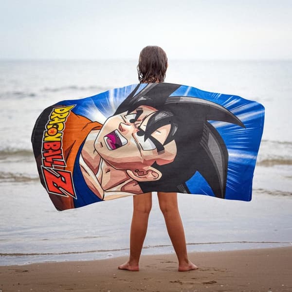 Dragon Ball badhandduk, strandhandduk 70x140 cm (Snabbtorkande)