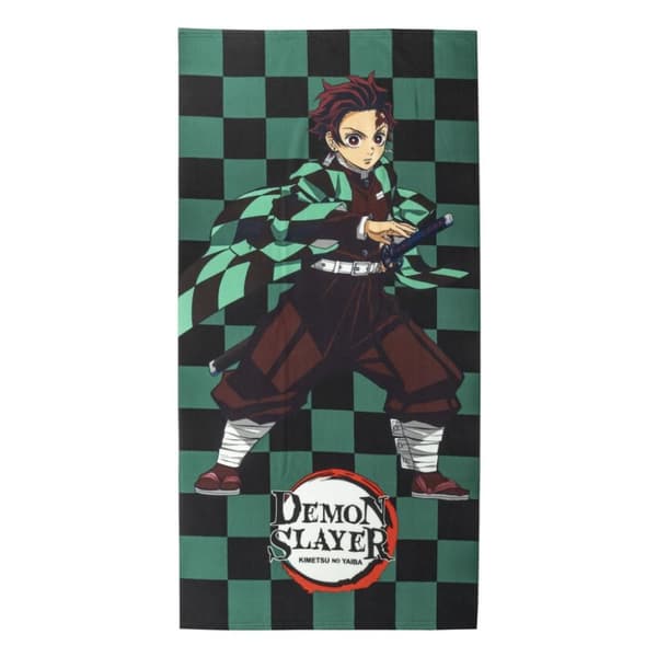 Demon Slayer Badhandduk – Strandhandduk 70x140 cm (Snabbtorkande)