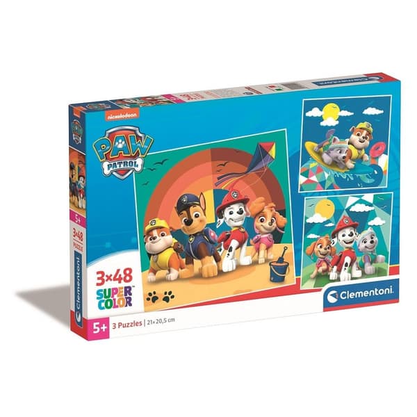 Paw Patrol Strandpussel 3x48 Bitar
