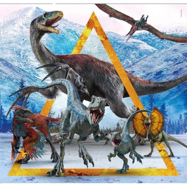 Jurassic World Allosaurus 3x48 delar pussel
