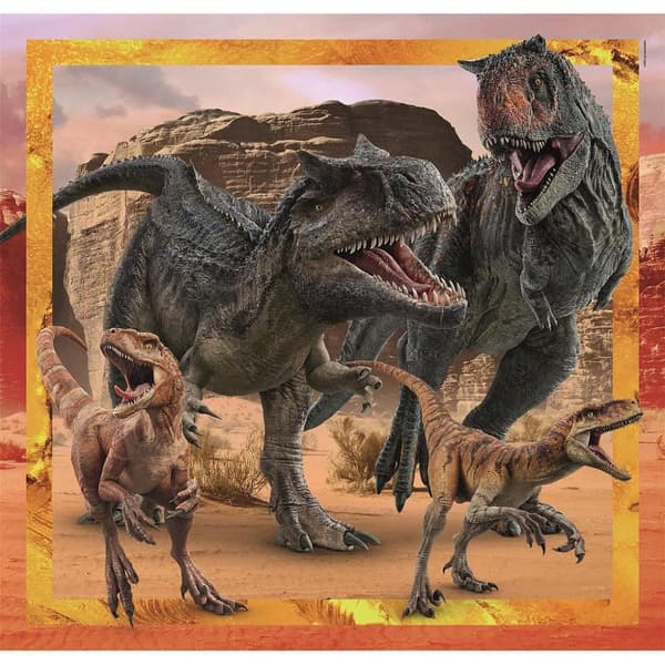 Jurassic World Allosaurus 3x48 delar pussel