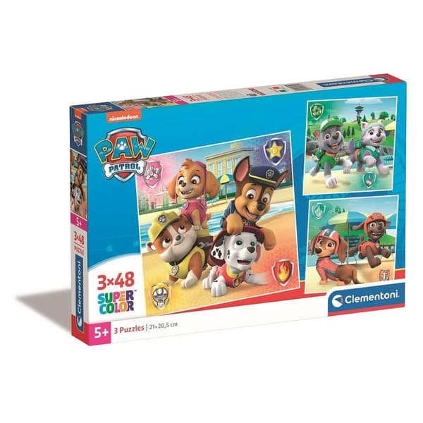 Paw Patrol Pussel med 3x48 bitar - Clementoni