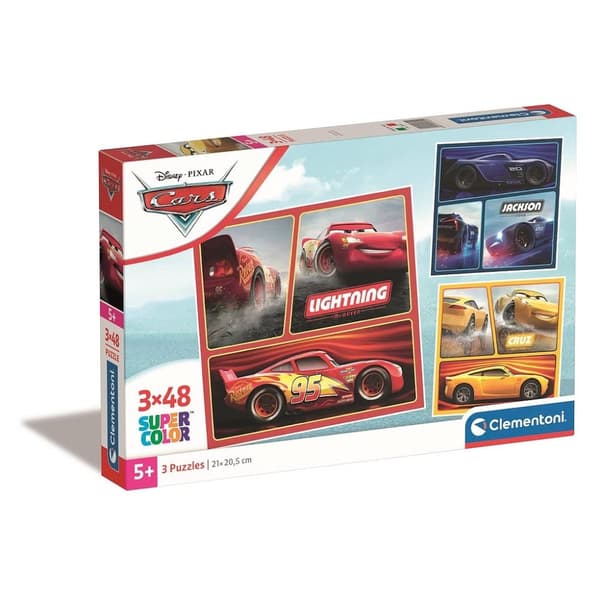 Disney Cars Rivaler 3x48 bitars pussel