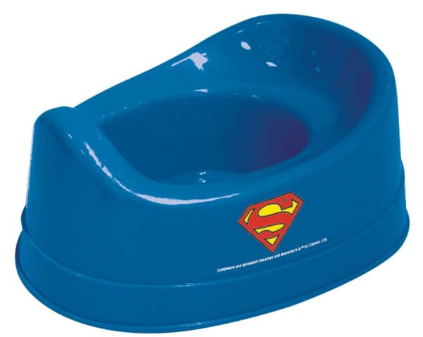 Superman potta 22,5x20x26,5 cm - Perfekt för träning av små hjältar!