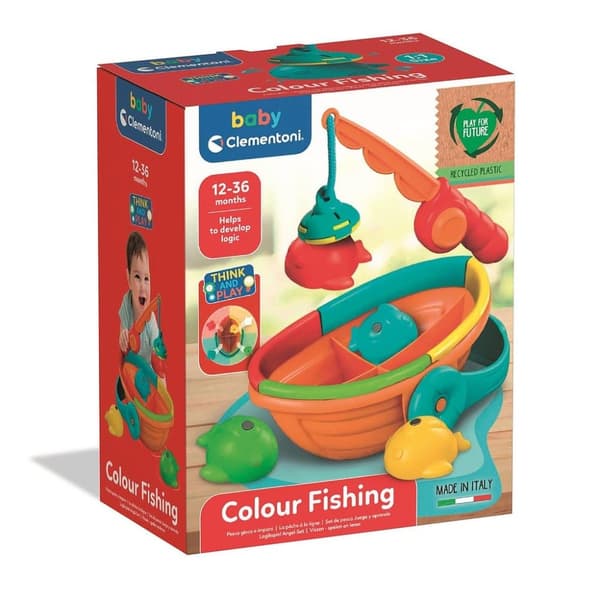 Färgglad Fiskebåt - Baby Fiskespel