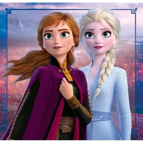 Disney Frozen Leaf 3x48 bitars pussel