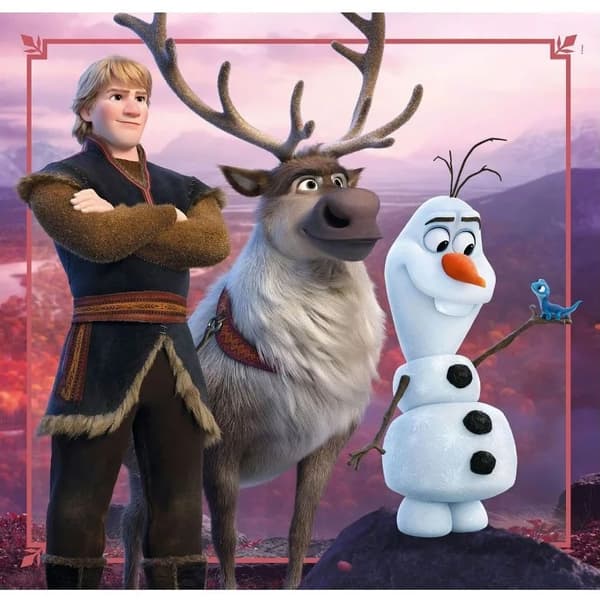 Disney Frozen Leaf 3x48 bitars pussel