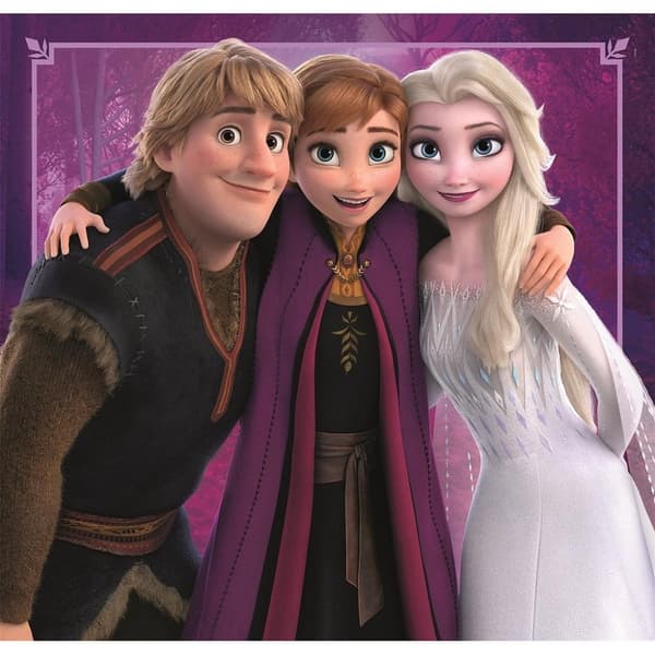 Disney Frozen Leaf 3x48 bitars pussel