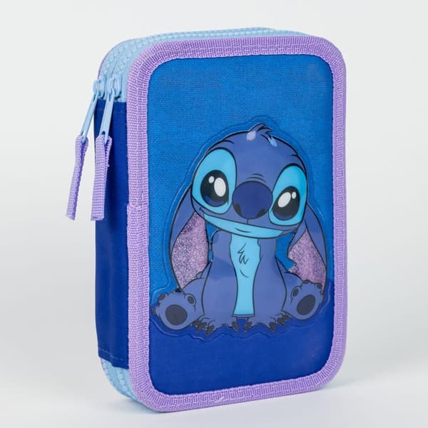 Disney Lilo & Stitch pennafodral med två nivåer fyllt
