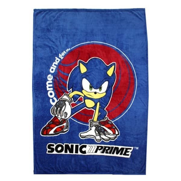 Köp Sonic the Hedgehog fleecefilt 110x150 cm – Mjuk och mysig för alla fans!
