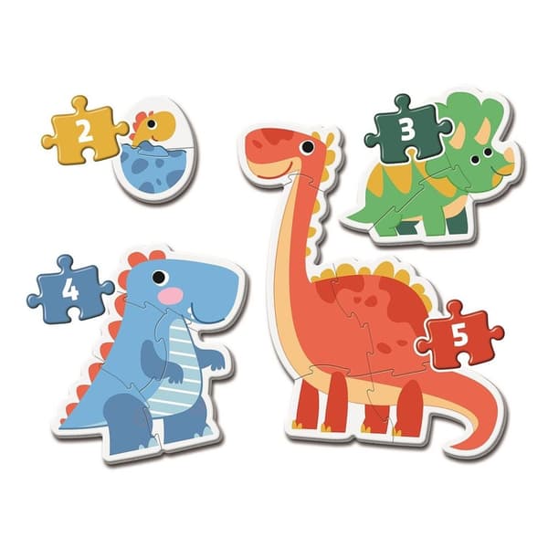 Dinosaurie Min Första Babyform Pussel