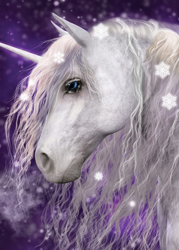 Unicorn polarfilt 100x140 cm - Mjuk och varm för kalla dagar