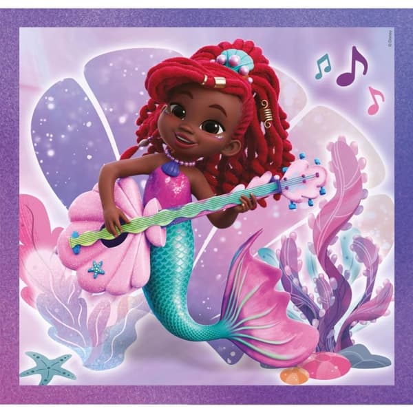Disney Princess Junior Ariel 3x48-bitars Clementoni Pussel