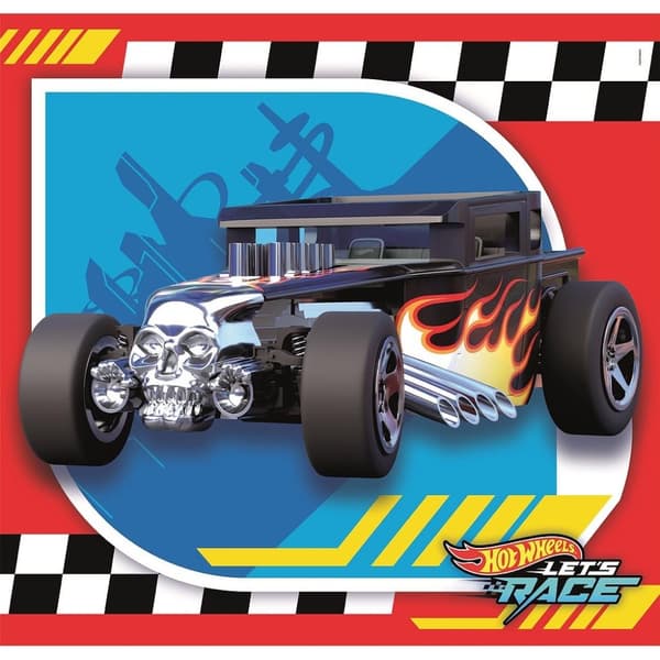 Hot Wheels Gå 3x48 delars pussel