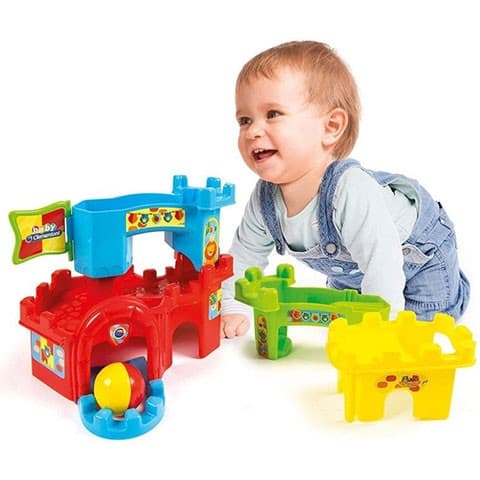 Färgglad Slottsbana - Byggleksak för Baby