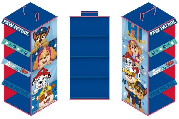 Paw Patrol Hängande Garderobsorganisatör - 4 Delar