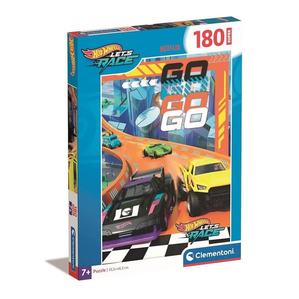 Hot Wheels Målstreck 180-delars pussel