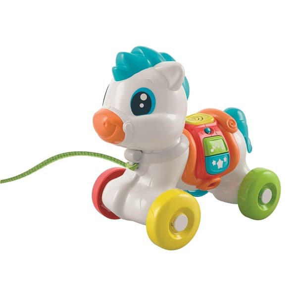 Clementoni Musikalisk Pony Dragleksak för Djur - Utvecklingsleksak