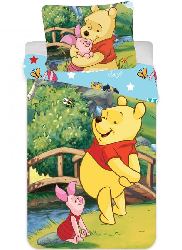 Disney Winnie the Pooh Bro Bridge Barnsängset 90×140 cm, 40×55 cm