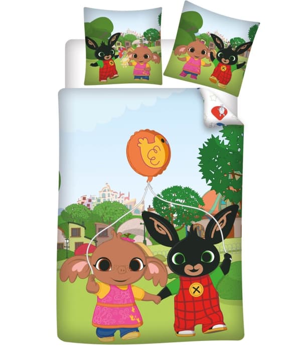 Bing Balloon barnset med sängkläder 100×135 cm, 40×60 cm